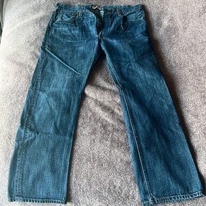 Levi's 501 button fly jeans. Size 36x32. Lightly worn